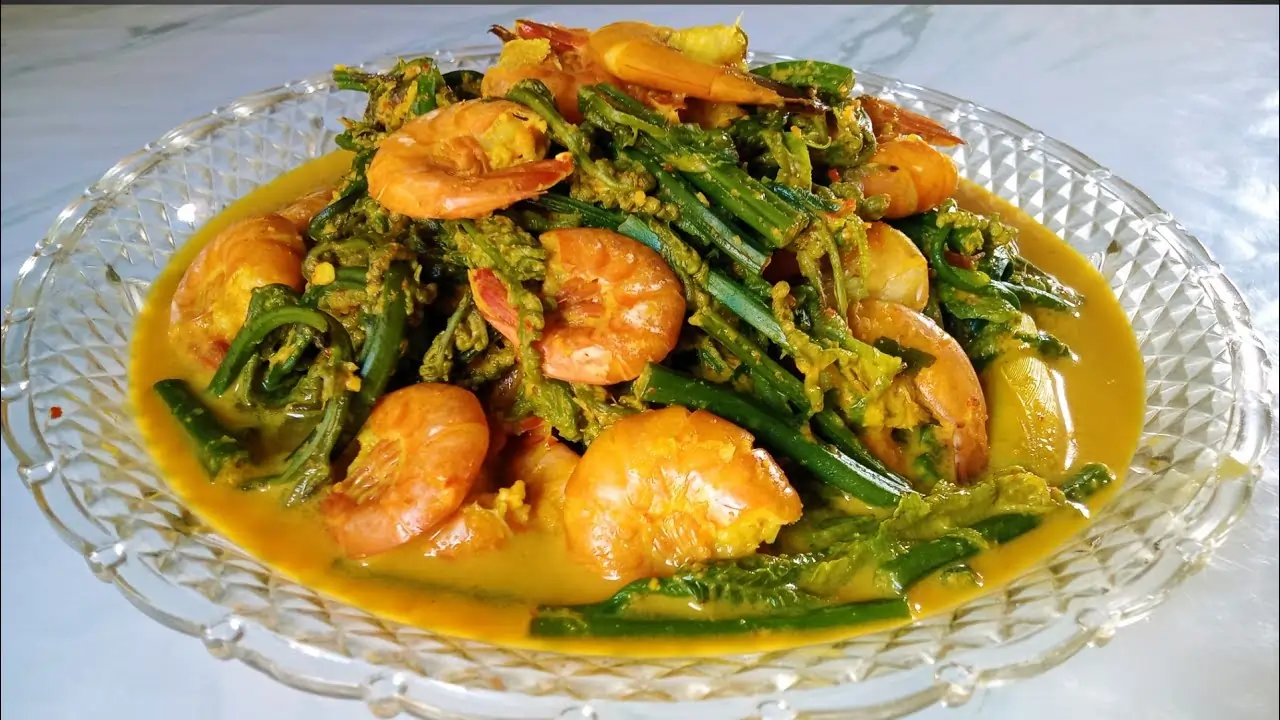 gulai pakis udang