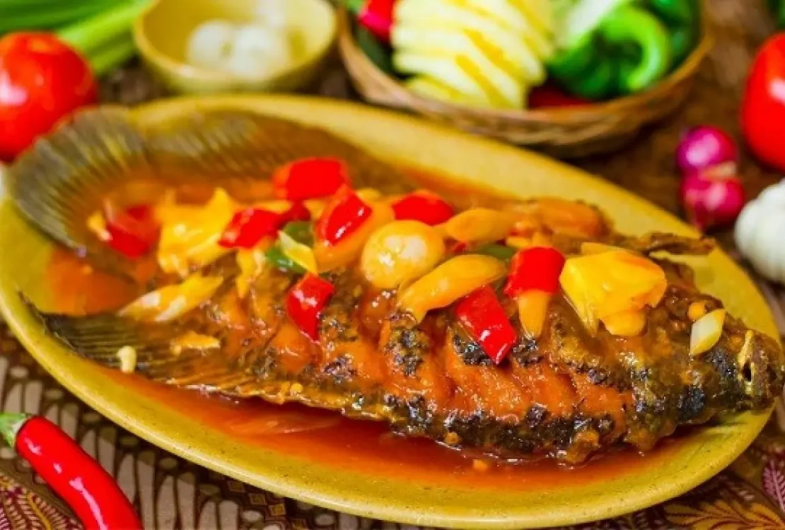 ikan nila asam manis