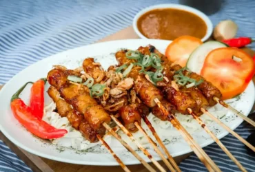 sate ikan tuna bakar