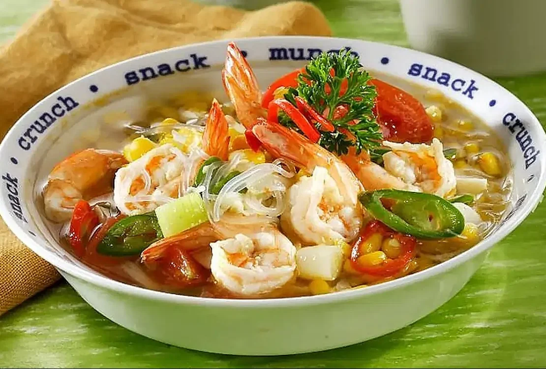 sup ayam jamur merang