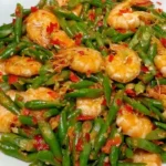 tumis udang buncis