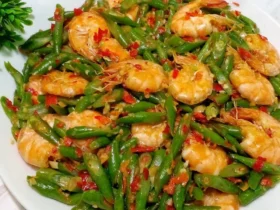 tumis udang buncis