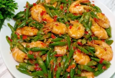 tumis udang buncis