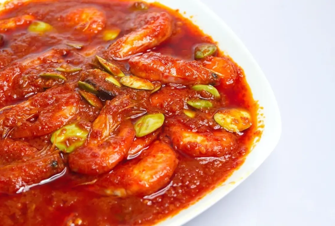 udang tahu balado