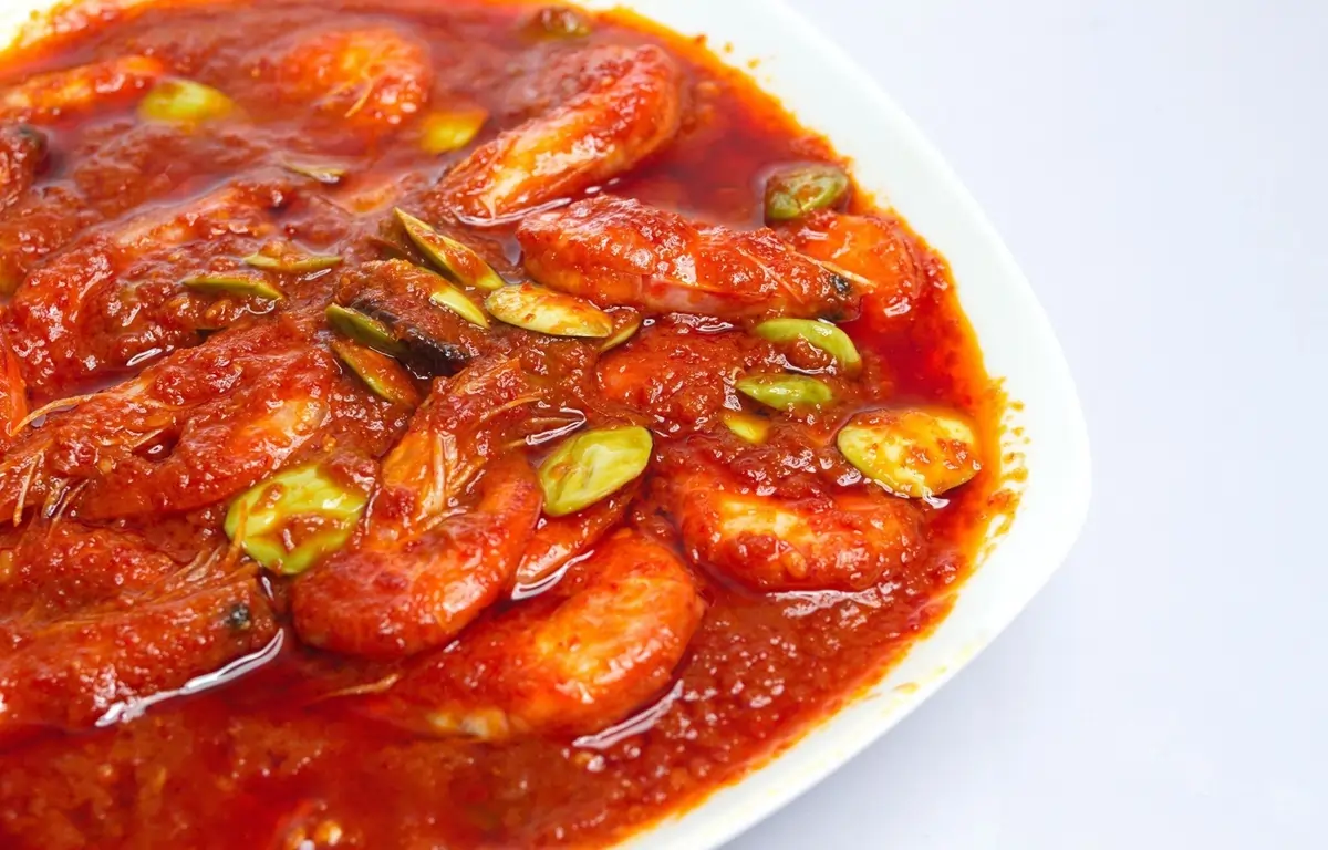 udang tahu balado